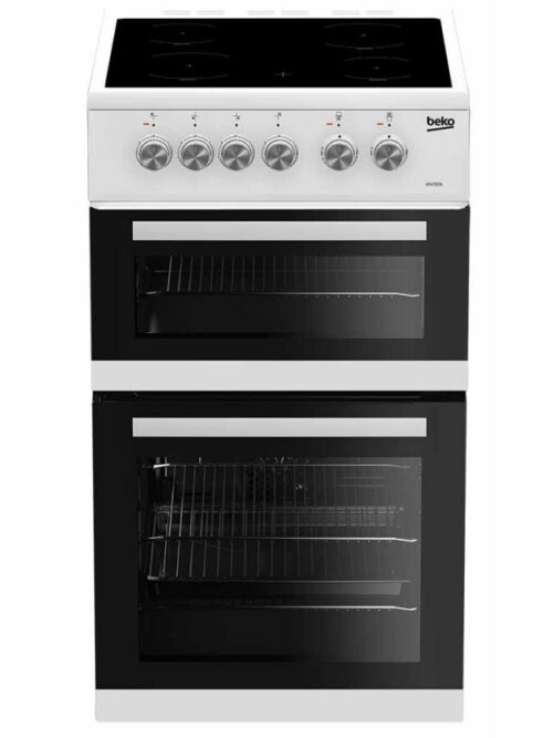 Beko Double Oven Electric Cooker White | KDVC563AW