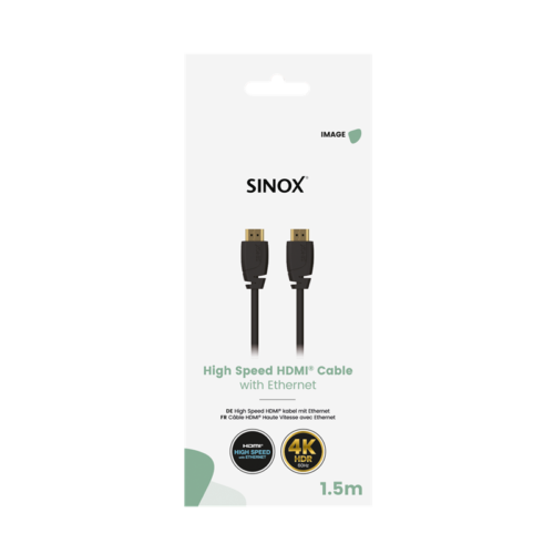 Sinox 1.5 Meter HDMI 4K cable With Ethernet