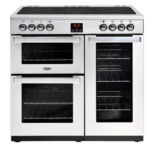 Belling Cookcentre 90cm All Electric Range Cooker 90E - Stainless Steel