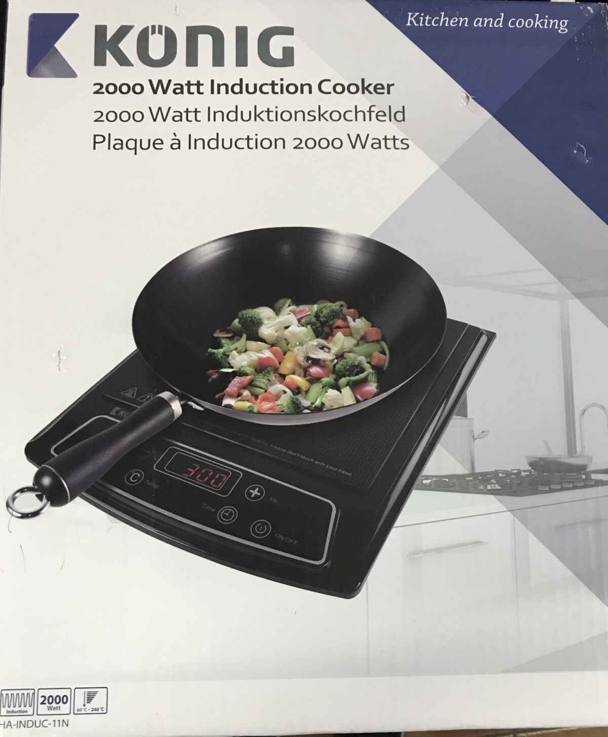 König HAINDUC11N Induction Cooker Tommie Kelly Euronics