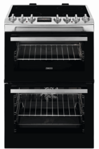 Zanussi 60cm Electric Cooker with AirFry | Stainless Steel ZCV69360XA
