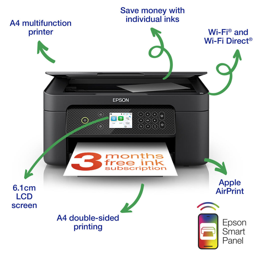 Epson Expression Home XP-4200 Multifunction Inkjet Printer | Black