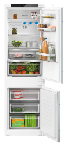 Bosch Series 4 built-in fridge-freezer with freezer at bottom 177.2 x 54.1 cm sliding hinge KIN86VSE0G