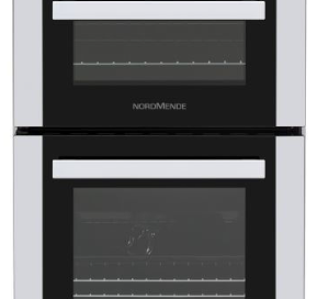 NordMende Free Standing 50cm Twin Cavity LPG Gas Cooker White CTG52LPGWH