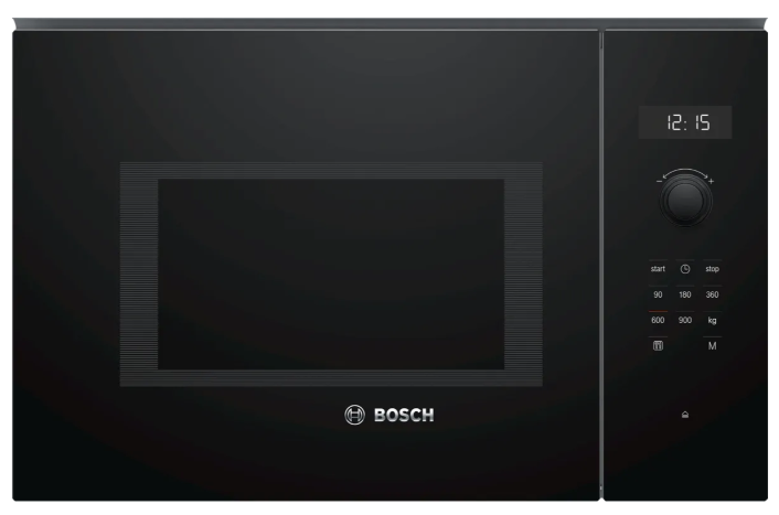 BOSCH Series 6, Built-in microwave, Black BFL554MB0B