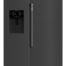 Beko Freestanding American Style Fridge Freezer Plumbed Water Ice Dispenser HarvestFresh ASP342VPZ