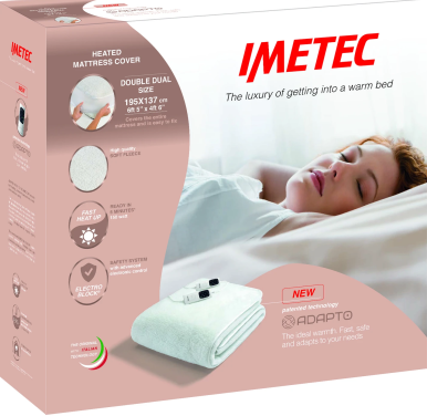 Imetec Adapto Double Dual Mattress Cover | 16733