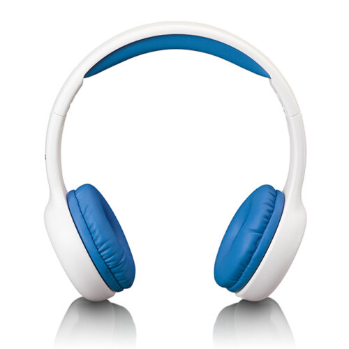 LENCO HP-010BU - Headphone for Kids with Stickers | Blue