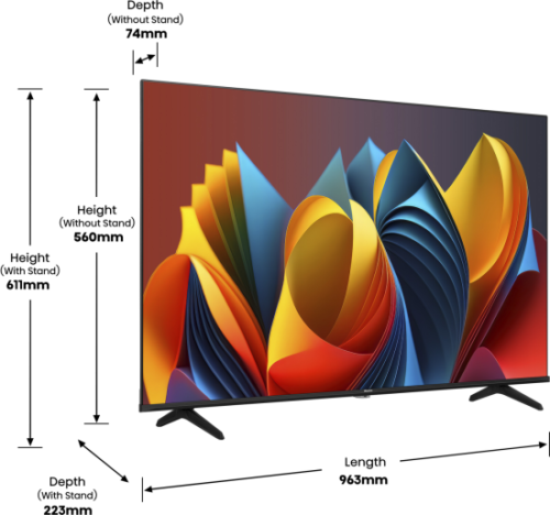 Hisense 43" E7 Series 4K QLED HDR Smart TV | 43E71NQ