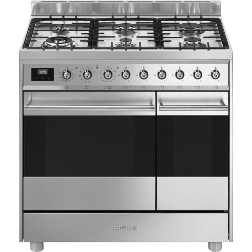 Smeg 90cm Dual Fuel Range Cooker C92GPX9