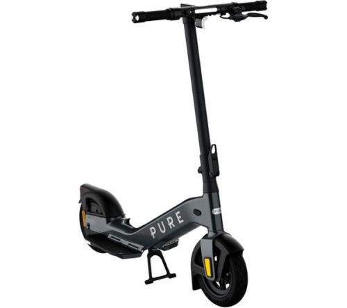 Pure Advance+ Electric Folding E Scooter - Mercury Grey Metallic | SCPURZ021-00001