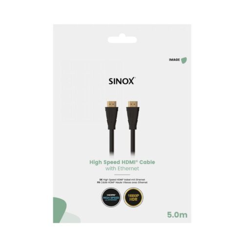 Sinox 5 Meter HDMI 1080P HDR cable With Ethernet 052030