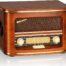 Roadstar Classic Vintage Style Radio Wood Effect | HRA-1500UEMP