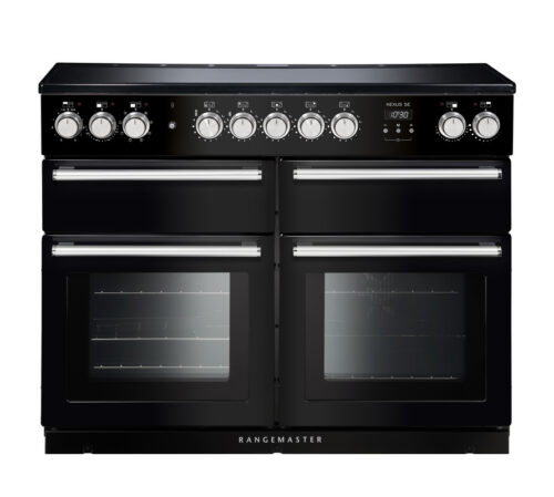 Rangemaster Nexus SE 110 Induction Black with Chrome Trim | NEXSE110EIBL/C