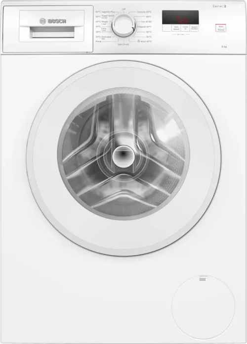 Bosch Series 2, Washing machine, front loader, 8 kg, 1400 rpm WGE03408GB