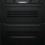 BOSCH SERIES 4 BUILT UNDER DOUBLE OVEN IN BLACK NBS533BB0B