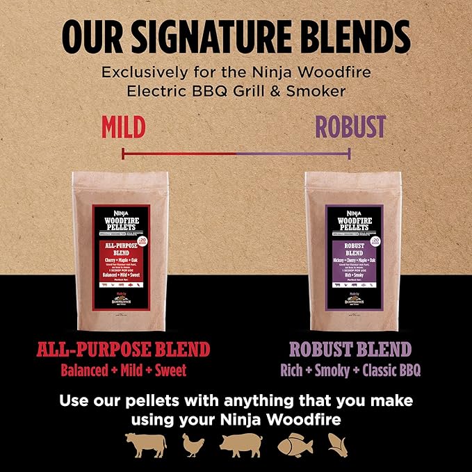 Ninja Woodfire Pellets All-Purpose Blend (900g) XSKOGAPBPL2UK Signature Blends