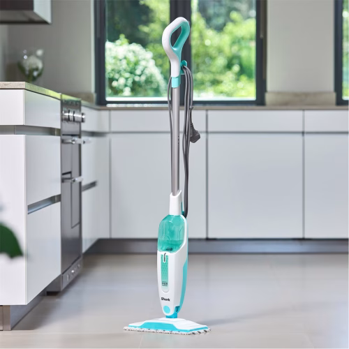SHARK STEAM MOP S1000UK WHITE AND MINT IN COLOUR