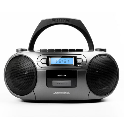 Aiwa Boombox with Cassette Classic Retro Style BBTC-550MG