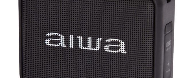 Aiwa Compact Portable Speaker With Rich Sound Black BS-200BKMKIII