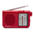 Aiwa Compact Radio With Powerful Sound Red RS-55RD
