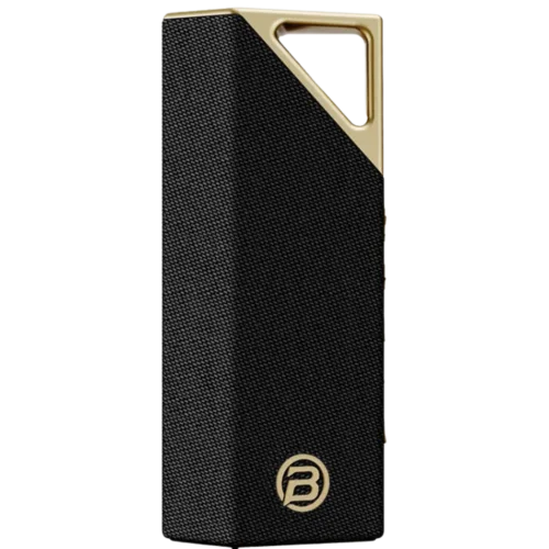 Bugani Brief Bluetooth Speaker Black and Gold 221094-02