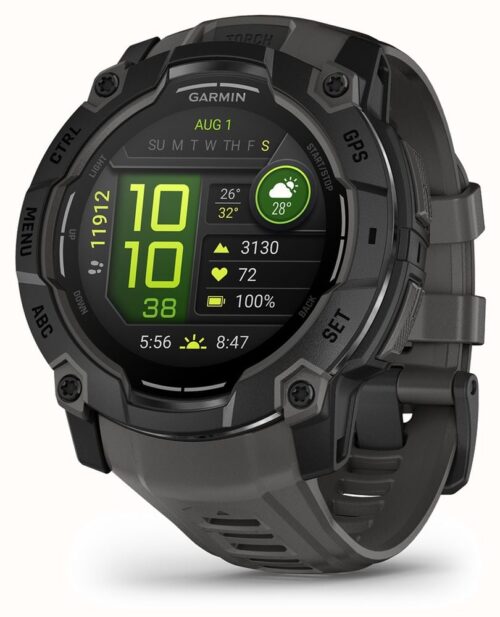 Garmin Instinct 3-50mm AMOLED Black With Charcoal Band 49-GAR-010-03020-00