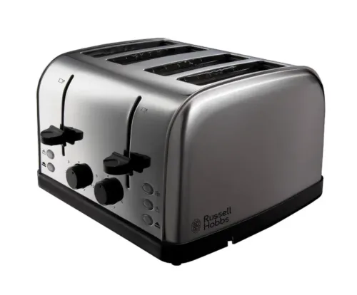 Russell Hobbs 4 Slice Toaster Brushed Stainless Steel 18790