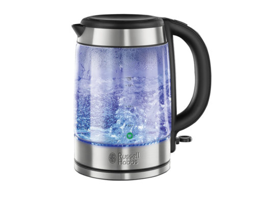 Russell Hobbs Glass Black Kettle Quick Boil 21600-10