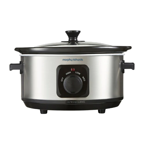 Morphy Richards Stainless Steel 3.5L Slow Cooker 460017