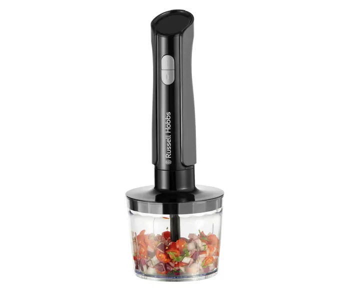 Russell Hobbs Desire Matte Charcoal 3 in 1 Hand Blender 27141 Attachments - Chopper