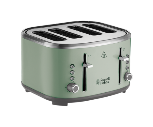 Russell Hobbs Stylevia Sage Green 4 Slice Toaster 26294