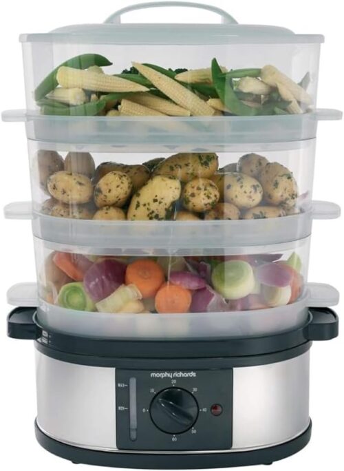 Morphy Richards 3 Tier Food Steamer 48755