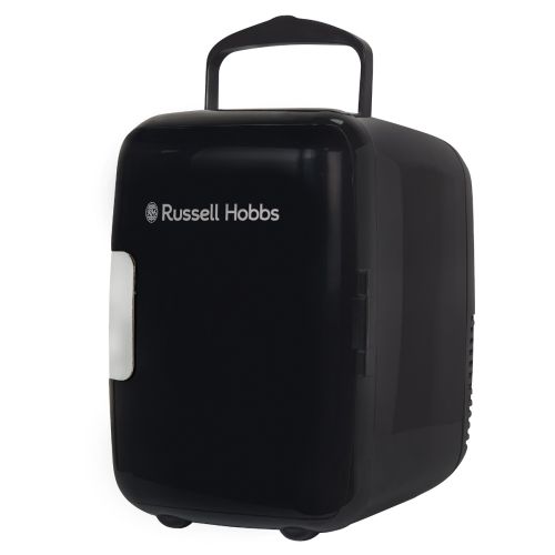 Russell Hobbs Retro Black 4L Portable Mini Cooler & Warmer RH4CLR1001B