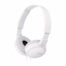 SONY Supra Aural Closed Ear Headphones White MDRZX110WAE