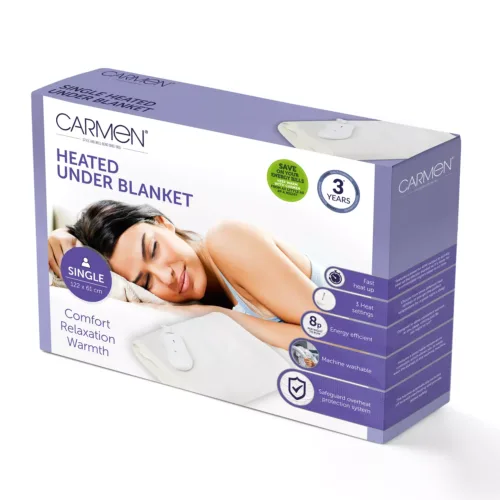 Carmen Single Size Heated Under Blanket C81192
