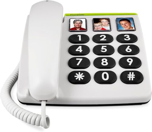 Doro 4618- PHONEEASY 331PH BIG BUTTON PHONE WITH 3 PICTURE PRE-SETS