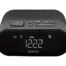 Groove Alarm Clock Radio with Wireless Charging Pad - Black GV-CR06..