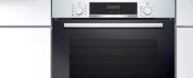 HBS573BS0B Bosch Built In Single Oven 3D Hot.