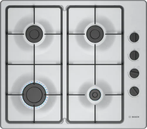 Bosch Series 2 Gas hob 60 cm Stainless steel - PBP6B5K60