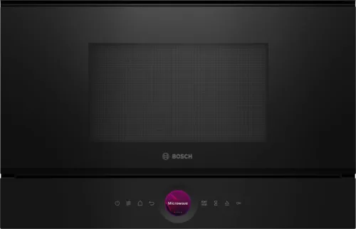 Bosch Series 8 Built-In Microwave Oven Black - BFL7221B1B