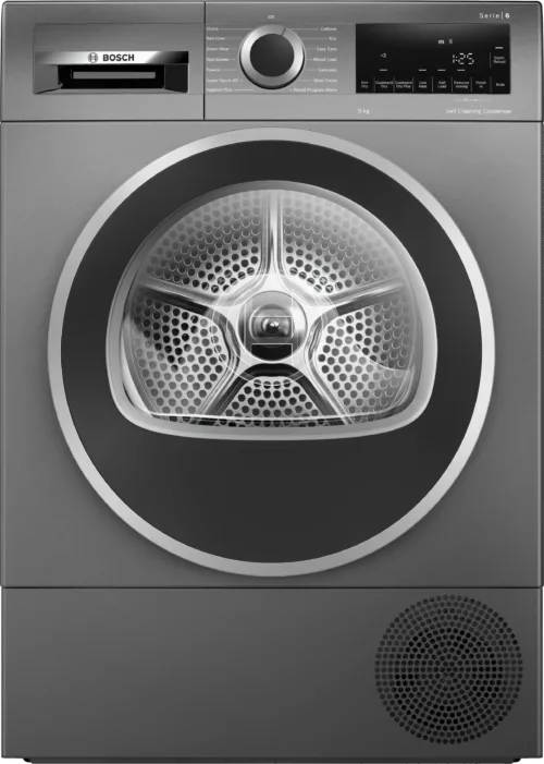 Bosch Series 6 Heat pump dryer 9 kg Cast iron grey - WQG245R1GB