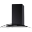 CATA 70cm Curved Glass Cooker Hood Black - UBSCG70BK