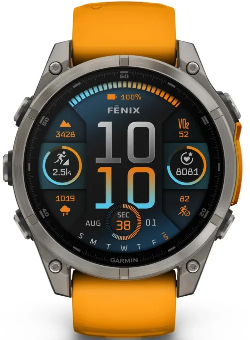 Garmin Fenix 8 47mm AMOLED Orange - 49-GAR-010-02904-11