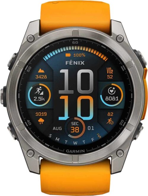 Garmin Fenix 8 51mm AMOLED Orange - 49-GAR-010-02905-11