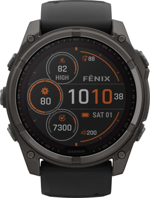 Garmin Fenix 8 51mm Solar Carbon Grey - 49-GAR-010-02907-11