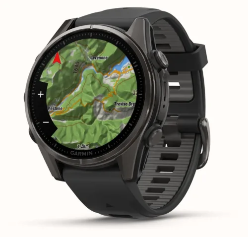 Garmin fēnix 8 43mm, AMOLED Sapphire, Carbon grey - 49-GAR-010-02903-21