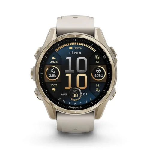 Garmin fēnix® 8 – 43 mm, AMOLED Safire Soft Gold - 49-GAR-010-02903-11