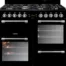 Leisure 100cm Range Cooker Dual Fuel Black - CK100F232K