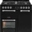 Leisure 90cm Dual Fuel Range Cooker With Two Ovens Black - CK90F232K
